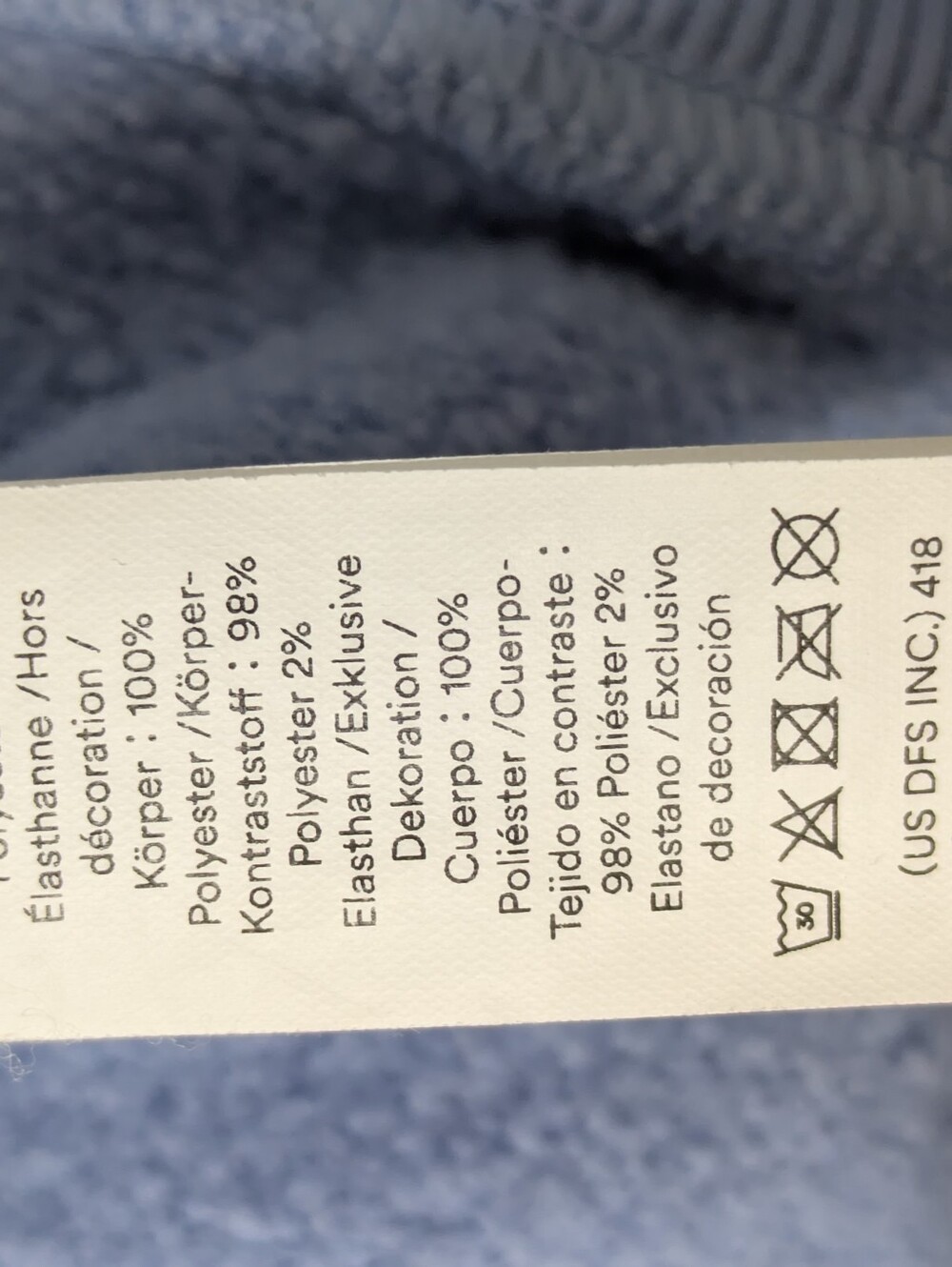 Halara Blue Oversized Sweatshirt Tunic Medium Pockets Athleisure - Picture 7 of 7